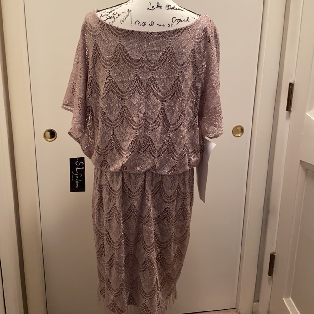 Gold dress size 18